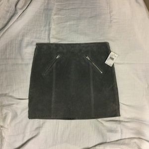 Suede Skirt. NWT